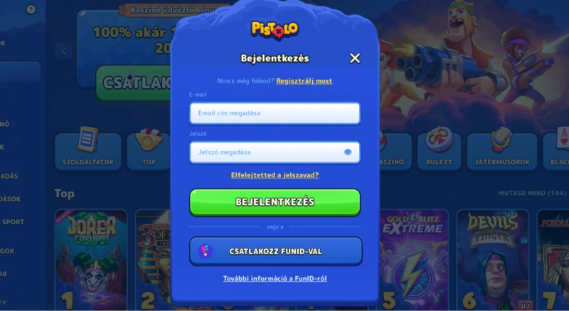 Pistolo Login